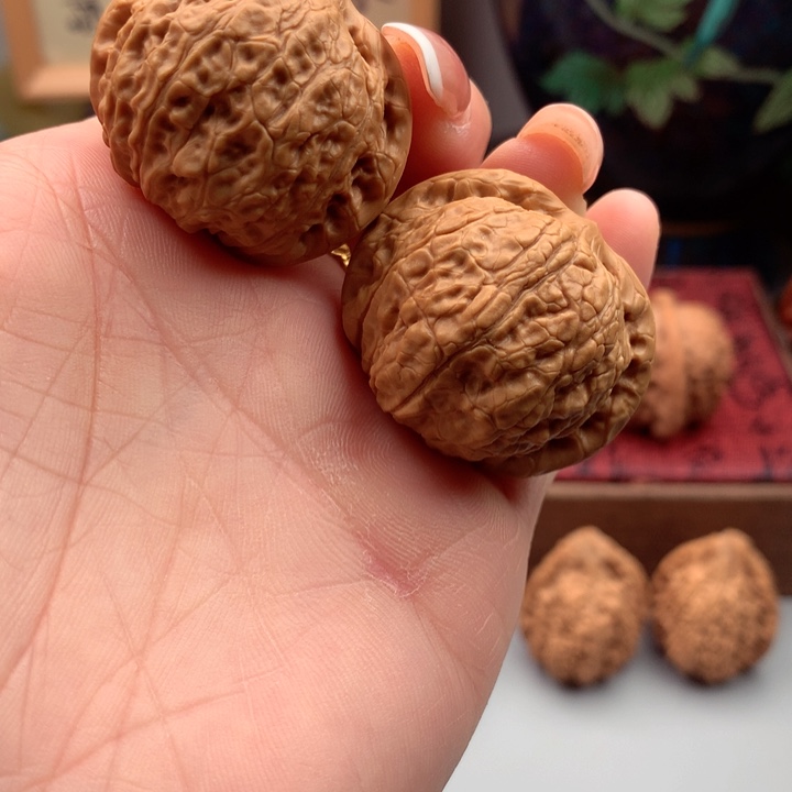 吊坠文玩核桃夜明珠。6号