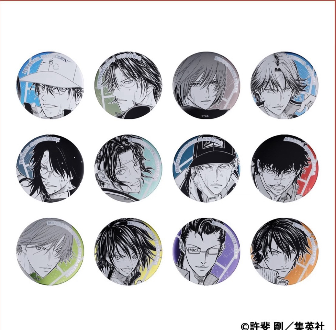 【JF】网球王子JS2026公式商店浮雕吧唧徽章