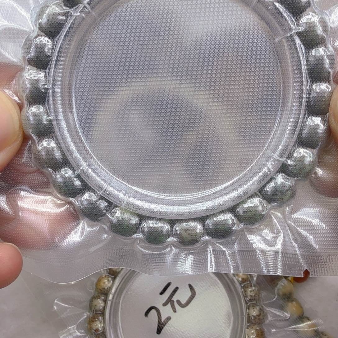 星月菩提手串54灭火绿星月菩提单圈0.9