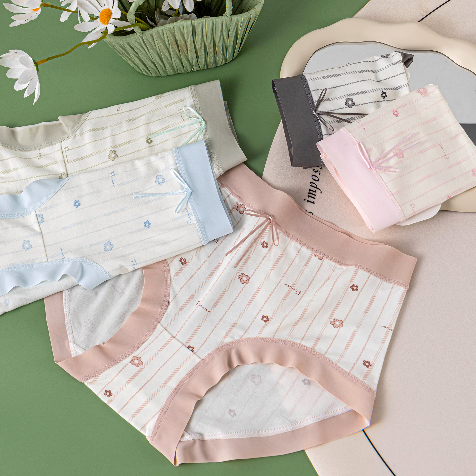 200-400   直播间高腰女士内裤亲肤柔软舒适透气内裤