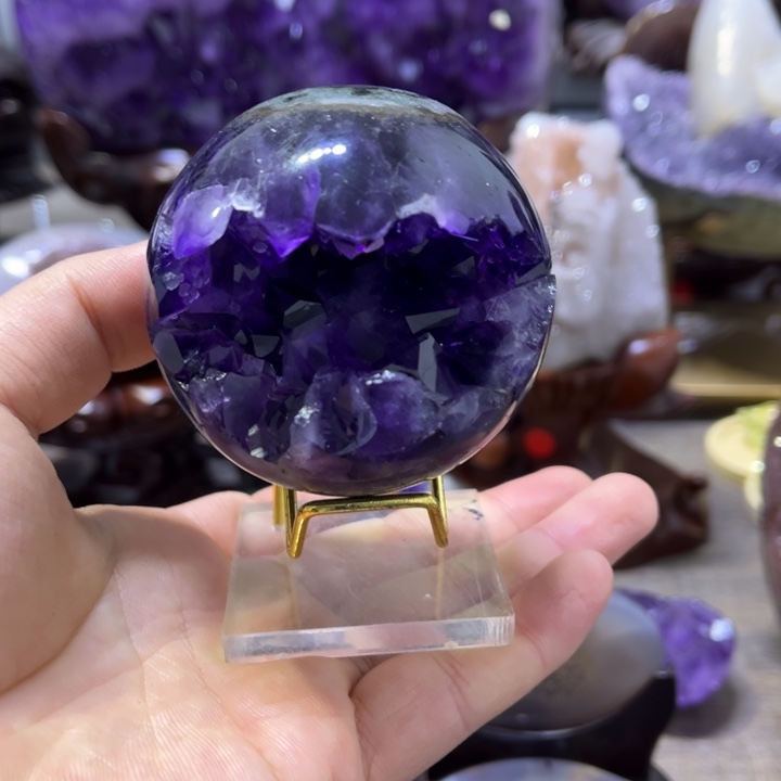 紫晶摆件未镶嵌摆件