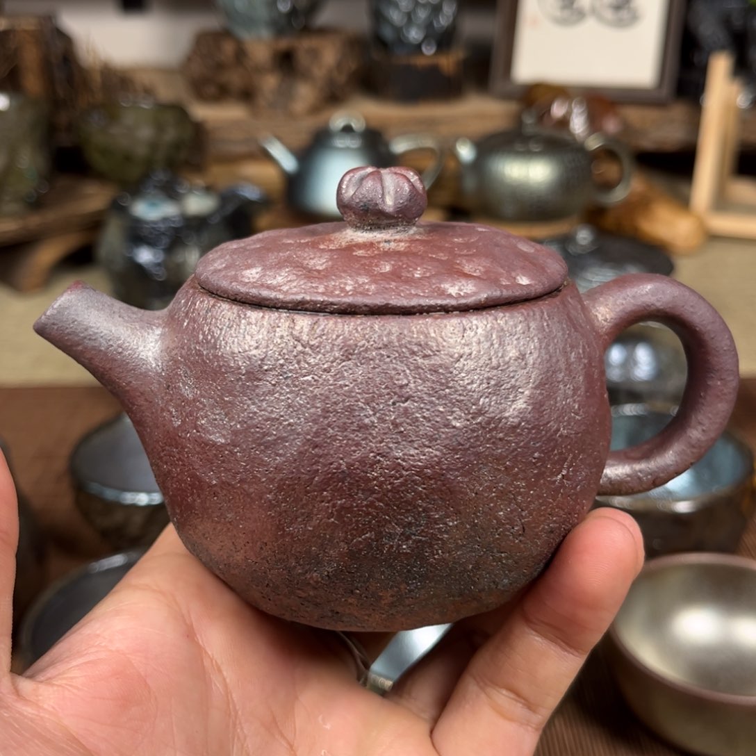 君建水紫陶三木柴烧