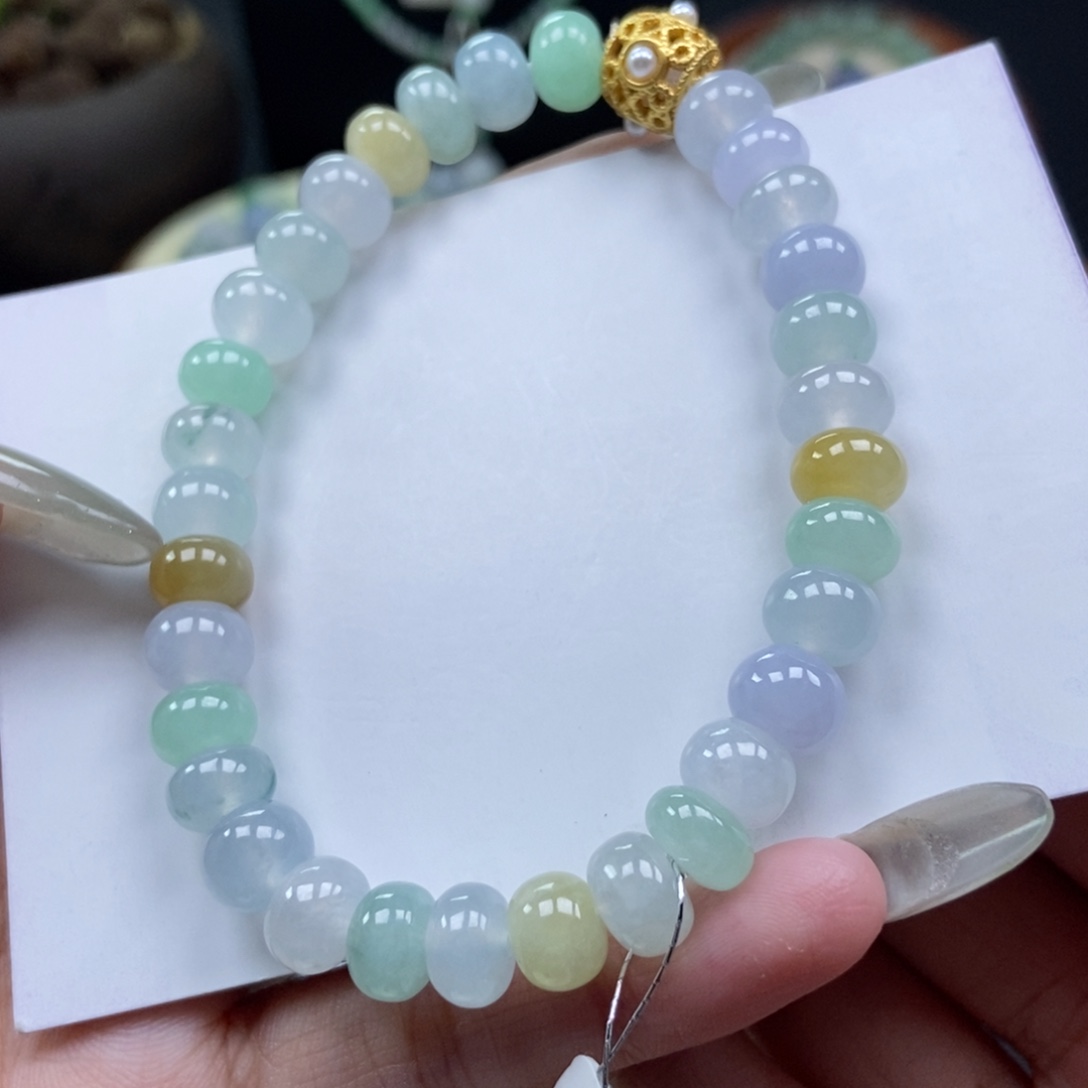 未镶嵌挂件翡翠珠链