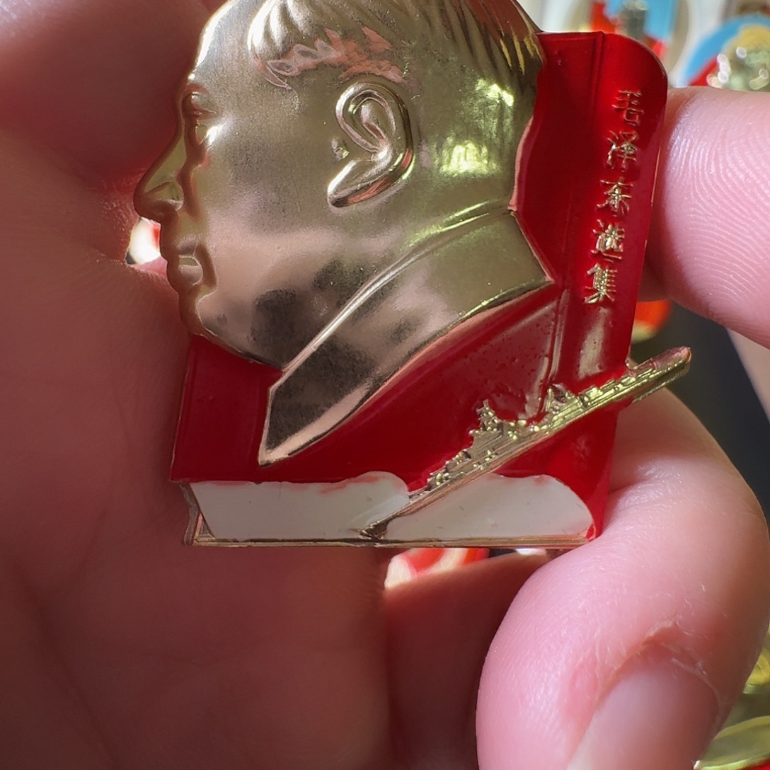 跑***帅铝徽章一枚给老铁……