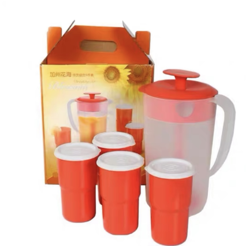 特百惠加州花海佳饮组合5件套 凉水壶 饮品壶