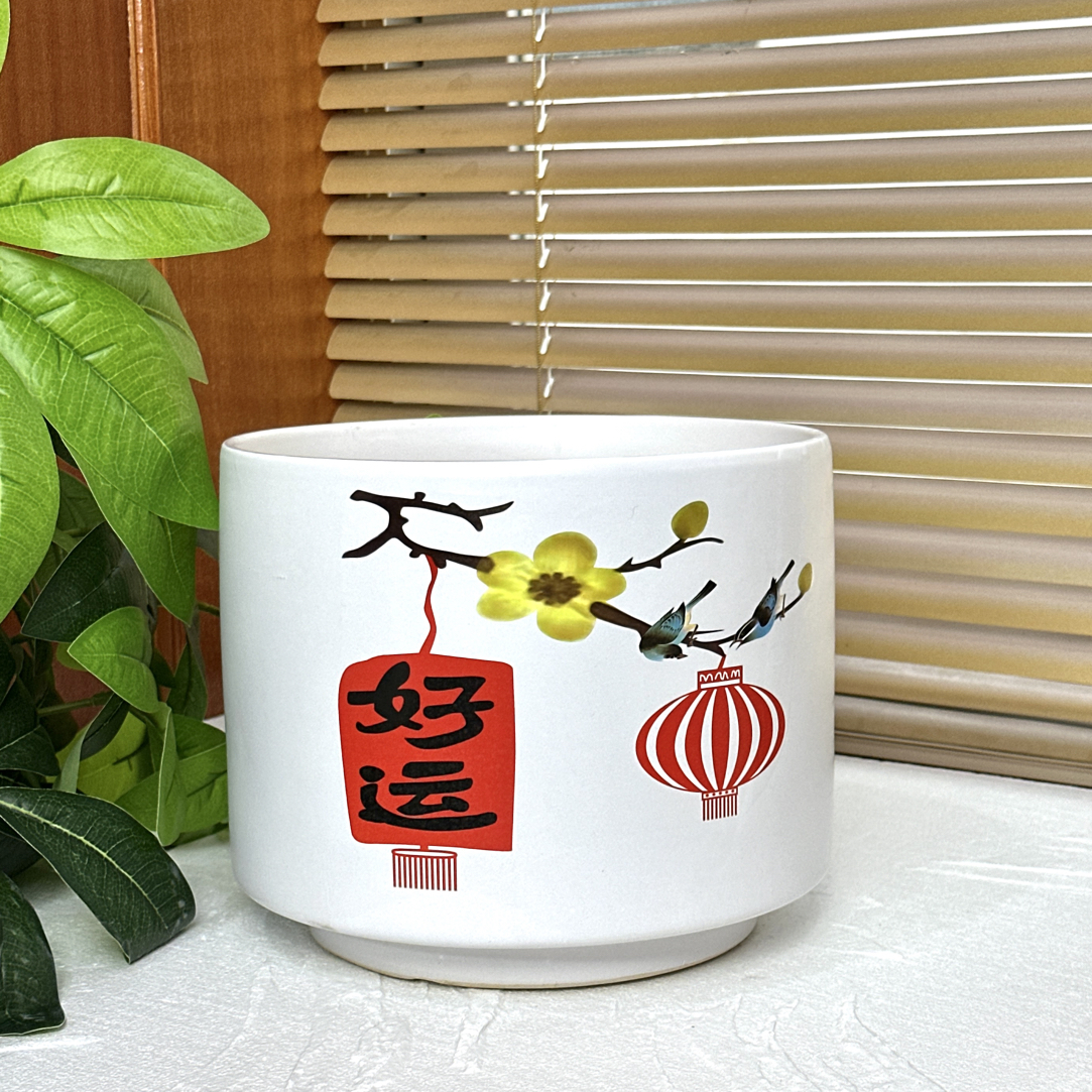 C176口22号22透气花盆适合蝴蝶兰多肉室内外绿植盆栽