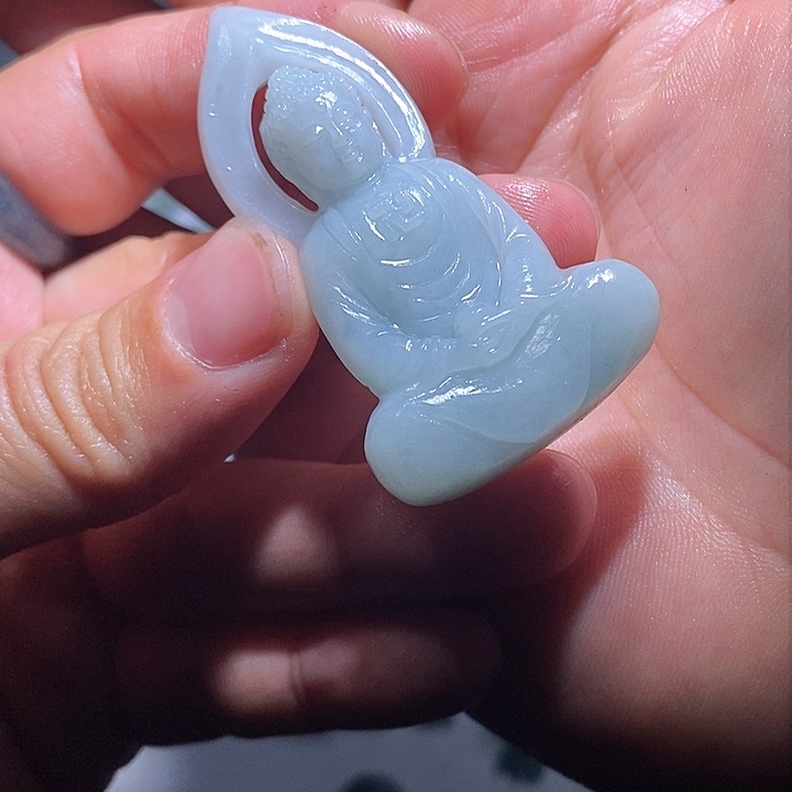 定制翡翠未镶嵌上**鱼毛