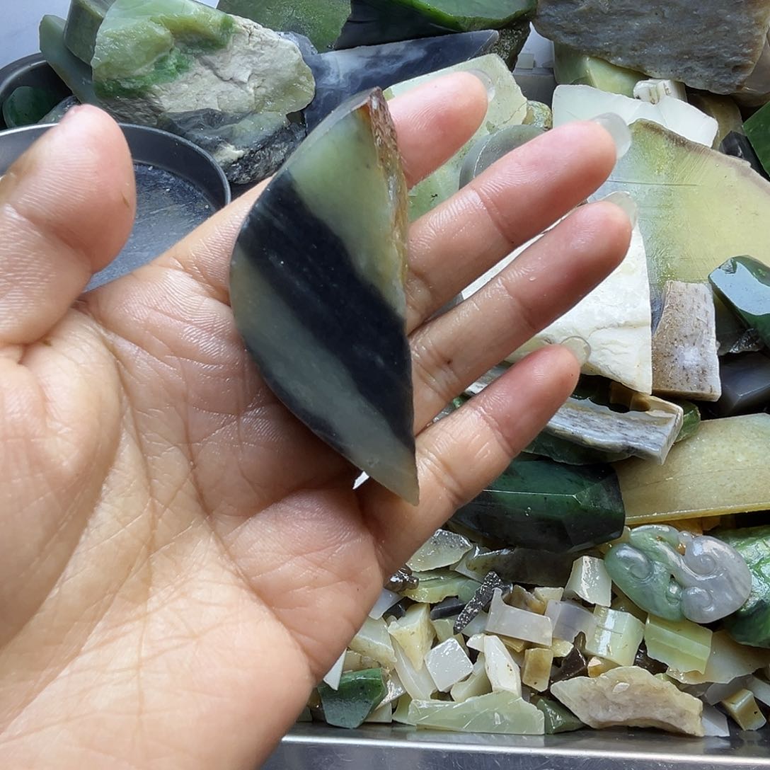 未镶嵌和田玉珠宝半成品用****3