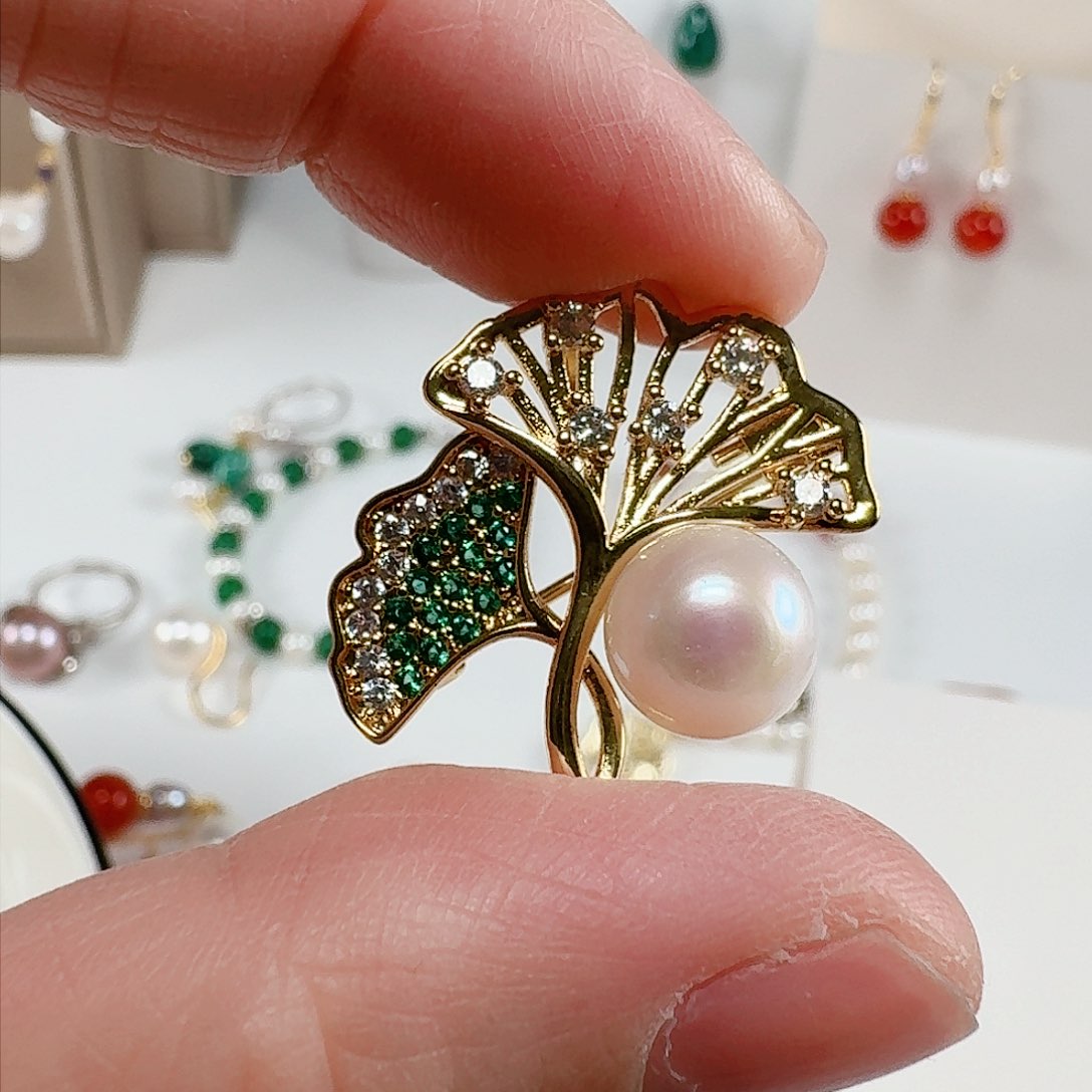 淡水珍珠胸饰未镶嵌