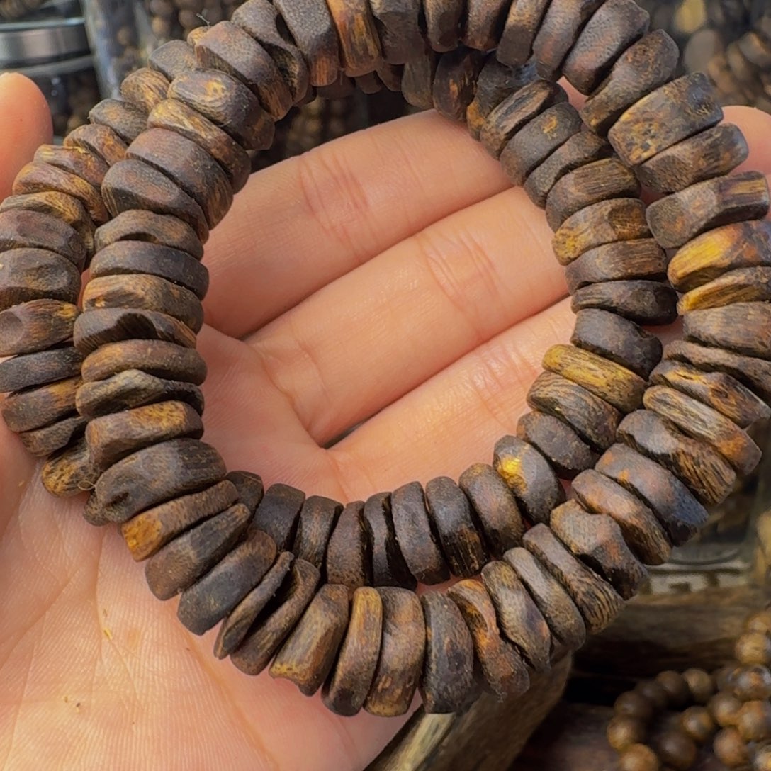 沉香碎屑沉香沉水虫漏14克多样性发一