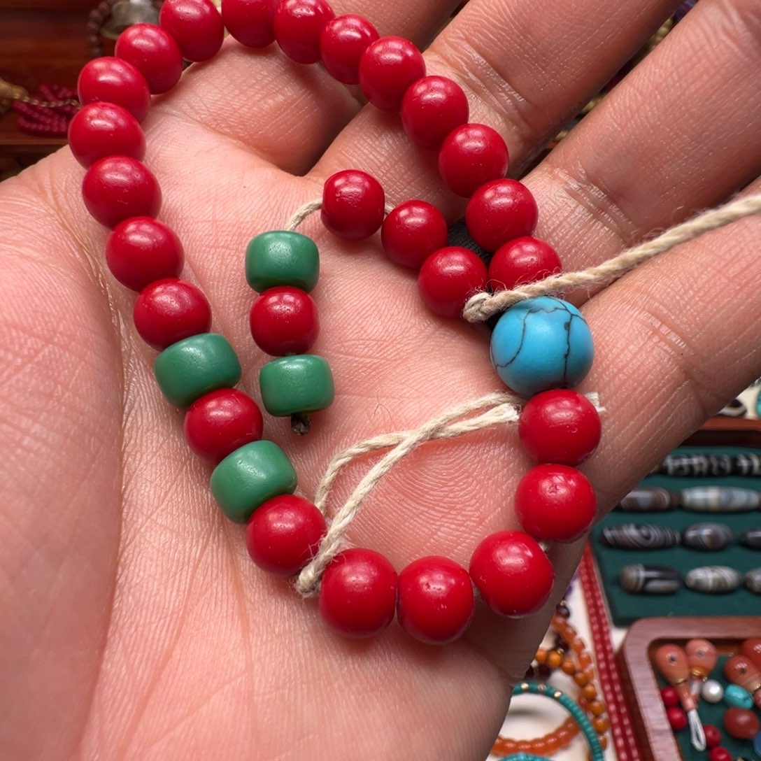 琉璃成品一代怀业珠手串