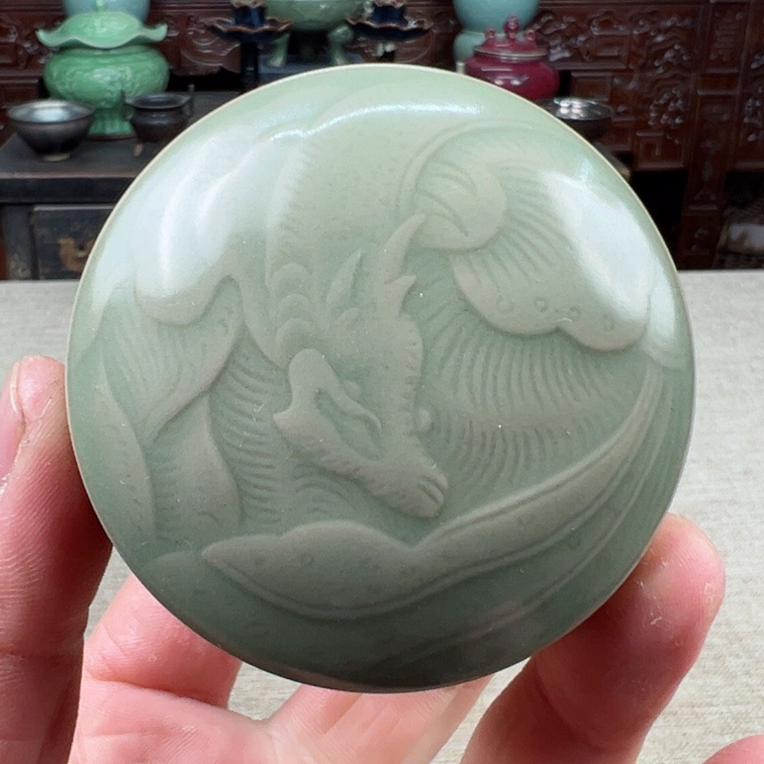 瓷片正能量陶瓷艺术品