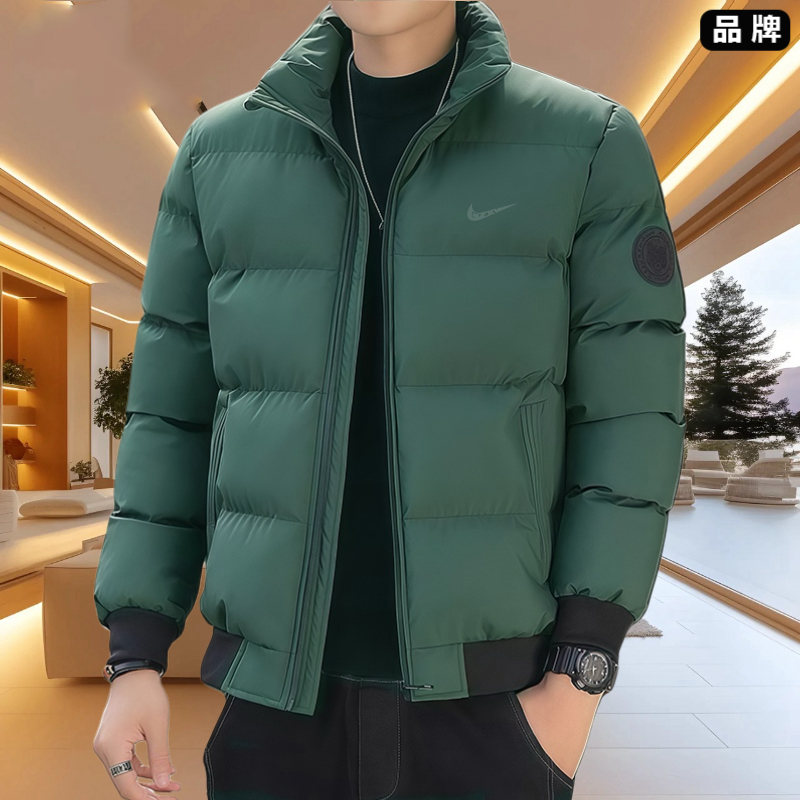 棉衣冬季外套男士休闲大码立领加厚棉衣防风御寒青年棉袄男