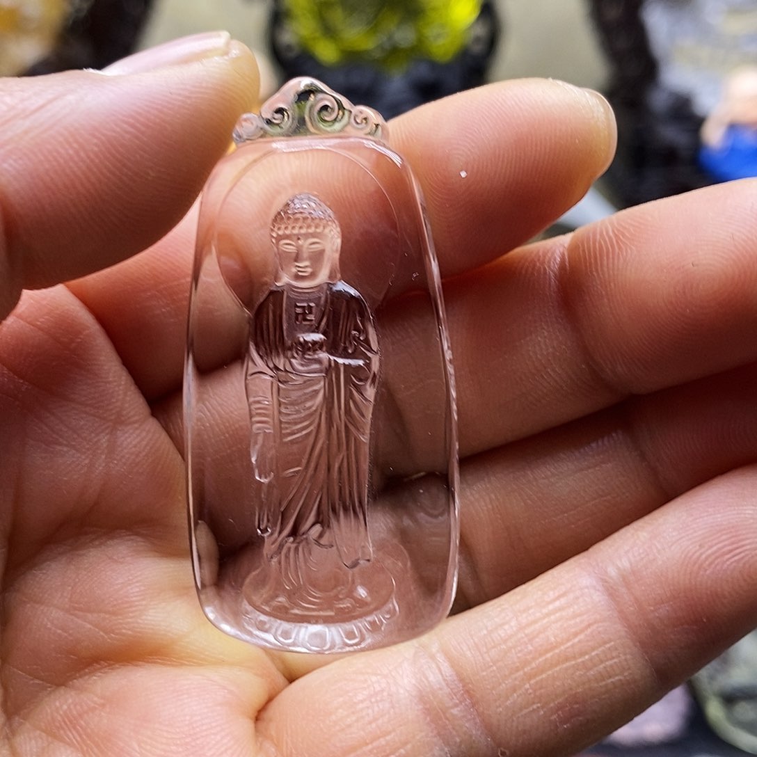 水晶水晶精雕颈饰未镶嵌未镶嵌家****9