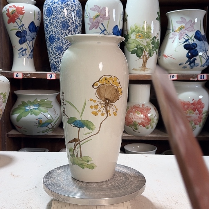 瓶高32莲子新款陶瓷