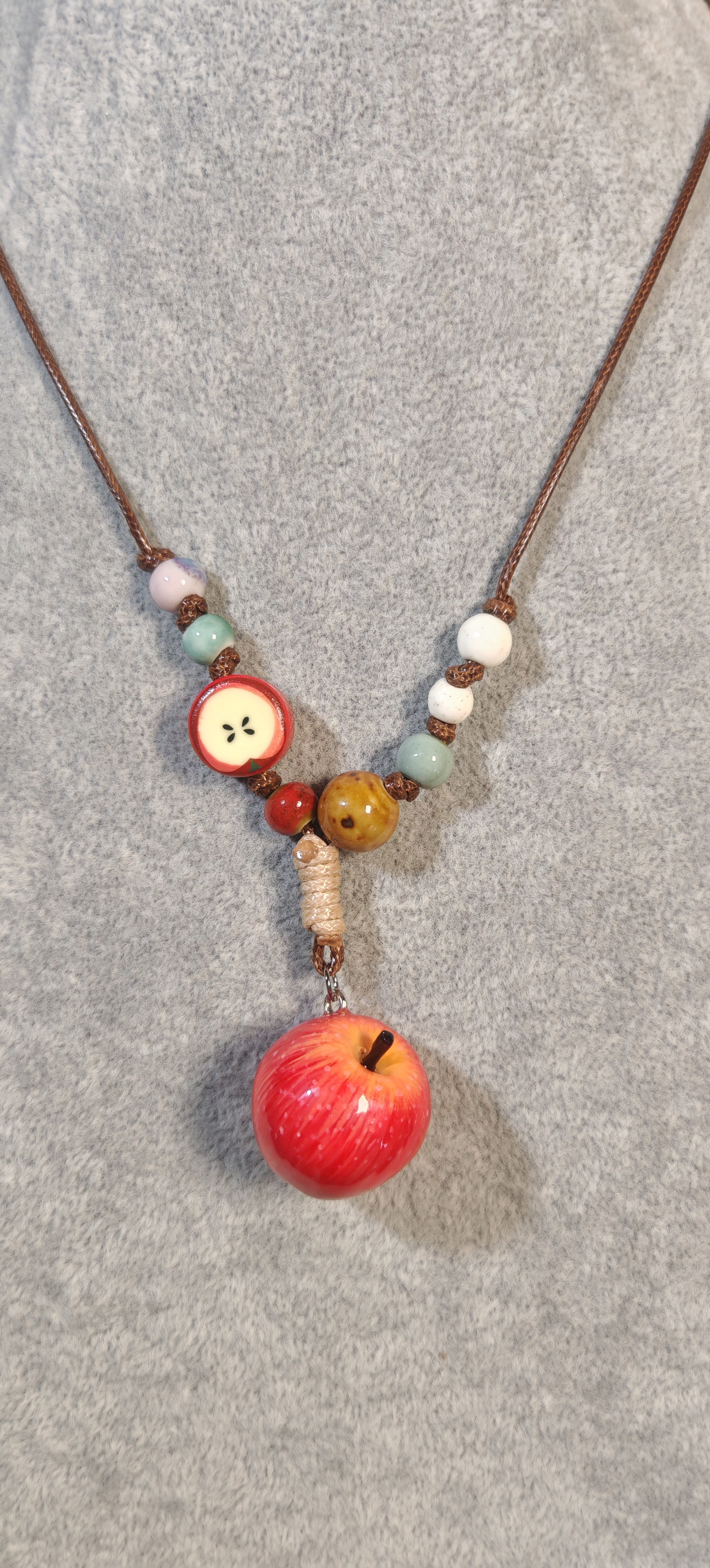 满满的手工DIY，绳编款手工项链挂绳