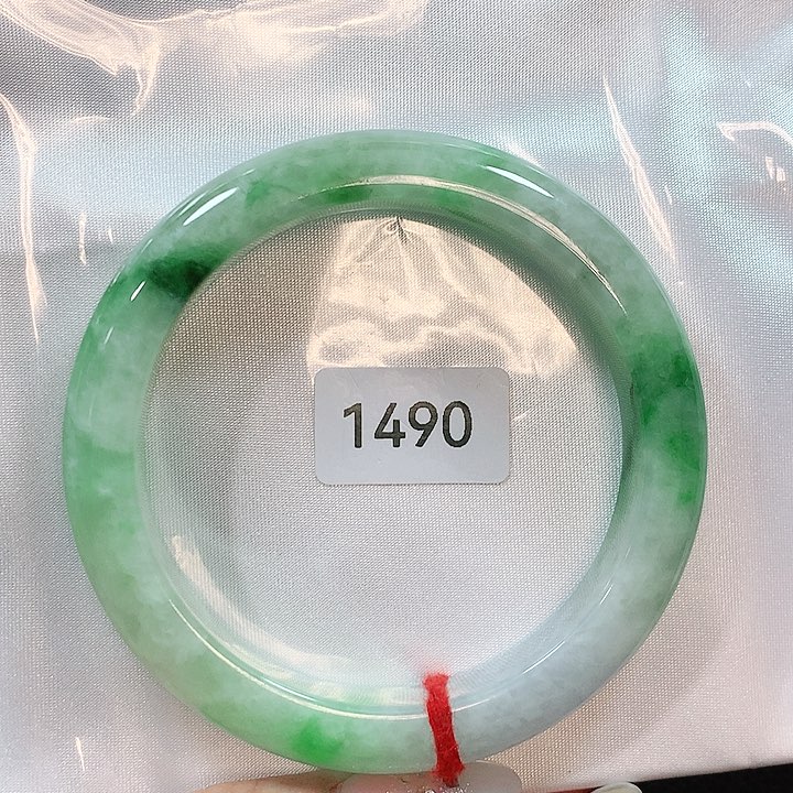 翡翠手镯未镶嵌天然翡翠手镯60