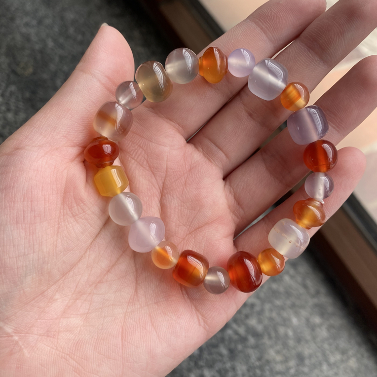 糖果色多宝玛瑙手串