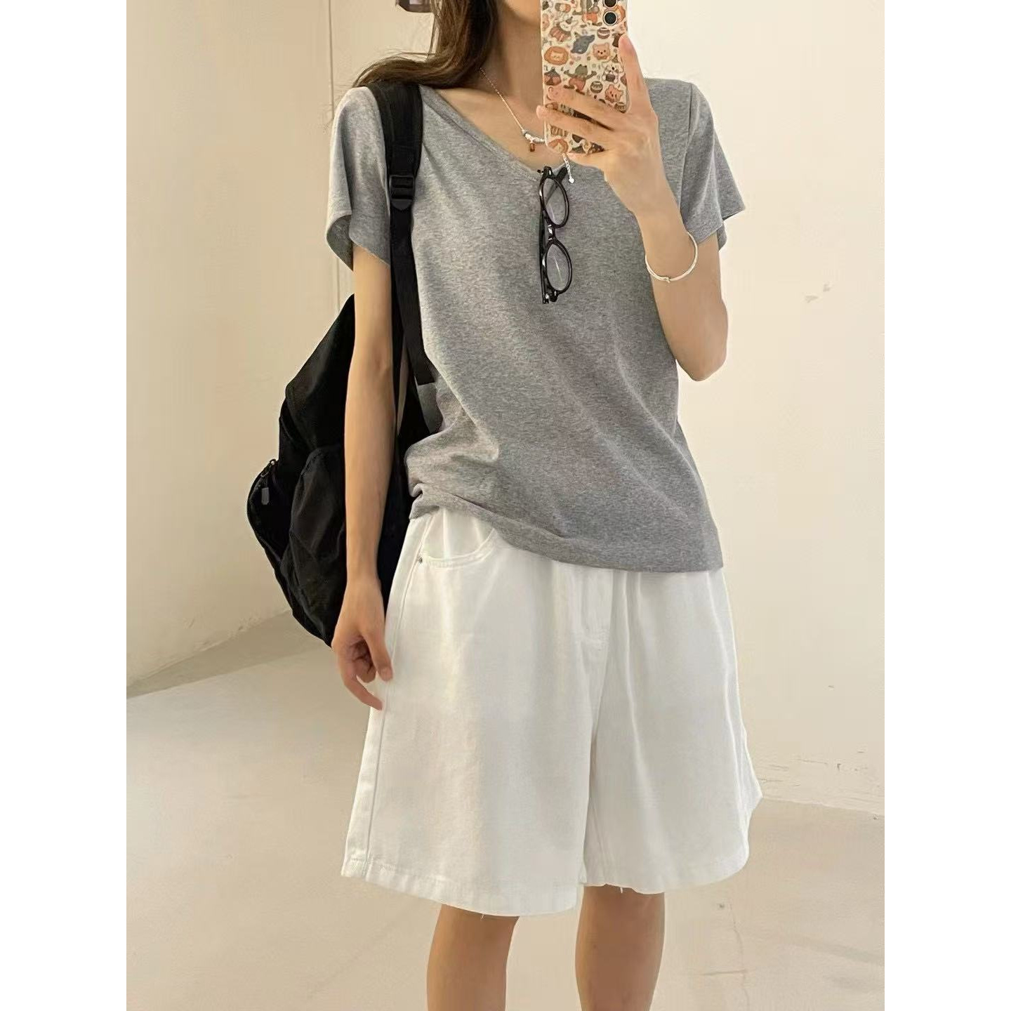 013-K591-王炸洗水牛仔短裤