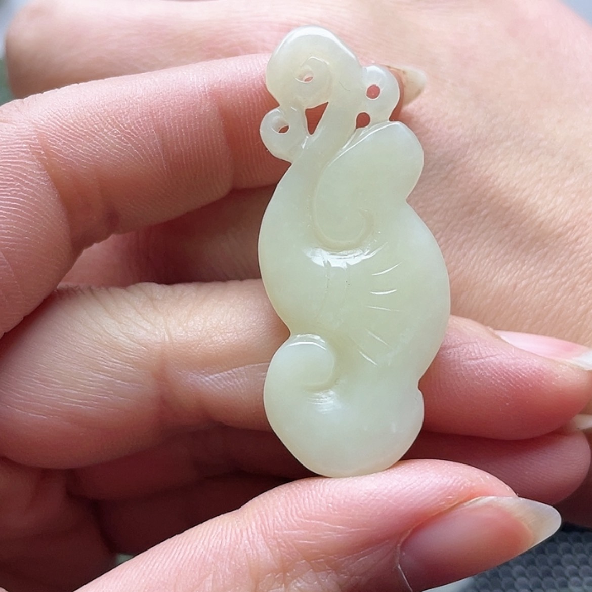 【闪购商品】和田玉颈饰未镶嵌如意吊坠