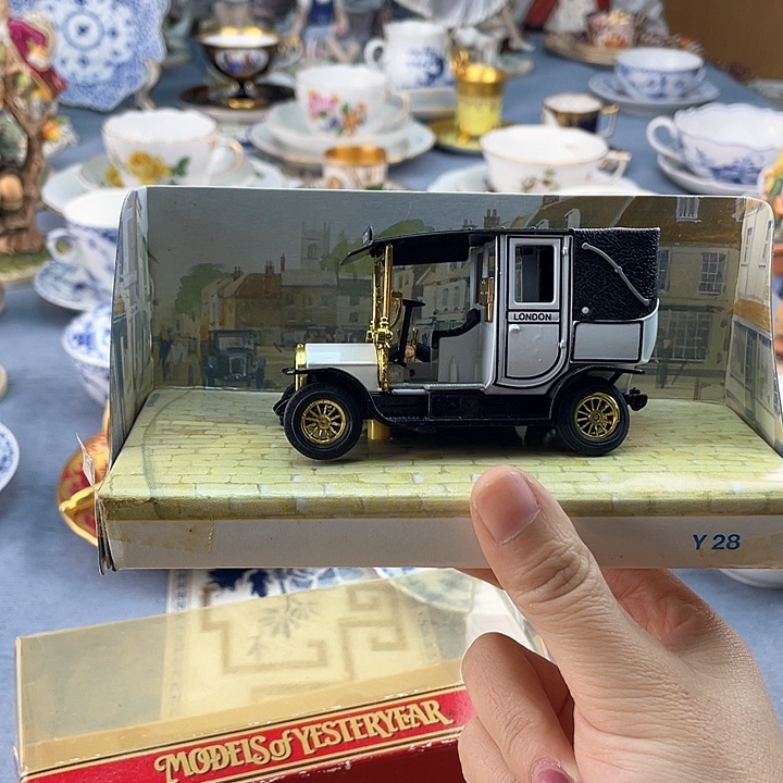 中古欧瓷瓷器小房子