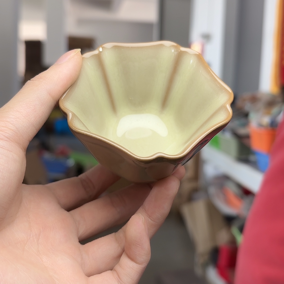 龙泉云间青瓷小米茶器
