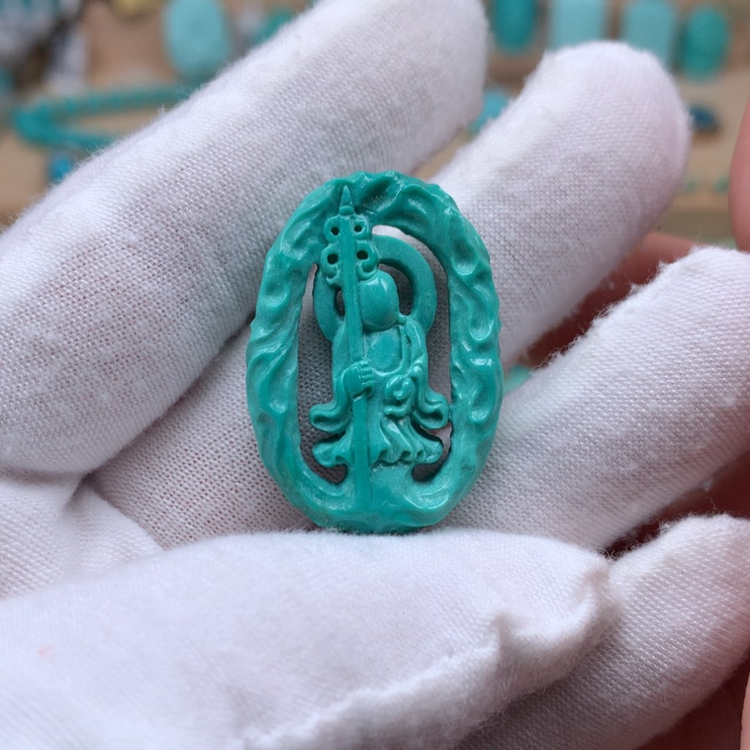 绿松石精品未镶嵌