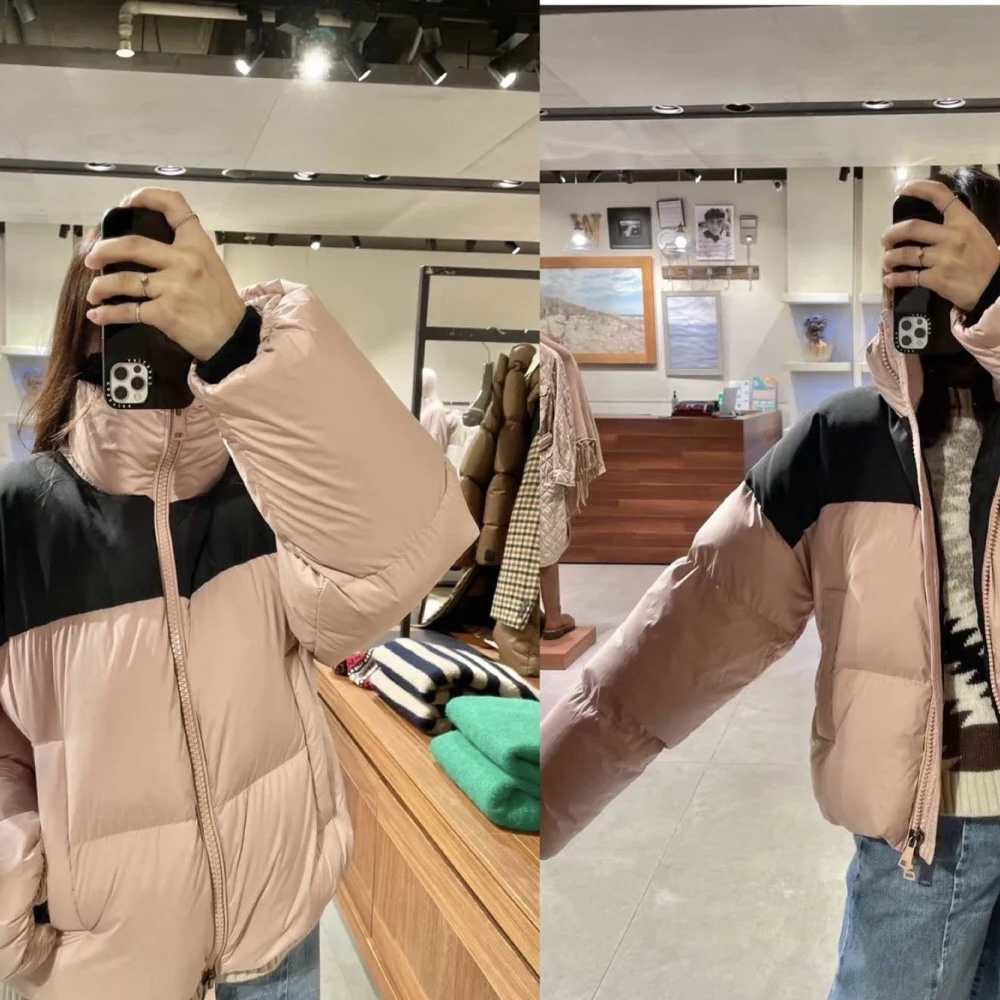 99新 MaxMara weekend拼色羽绒服外套 42码 
