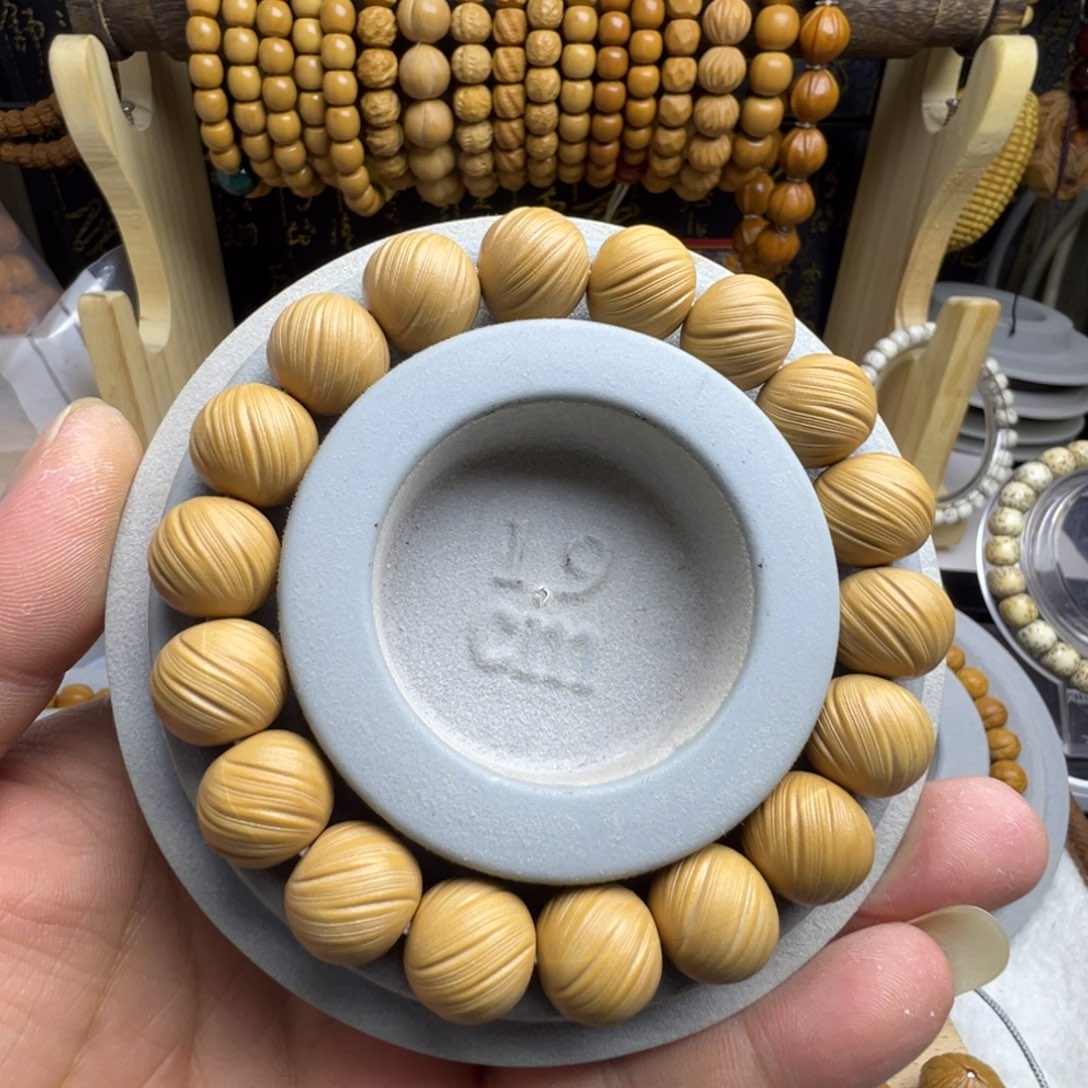 猴头核桃手串全品无暇龙岩定风珠