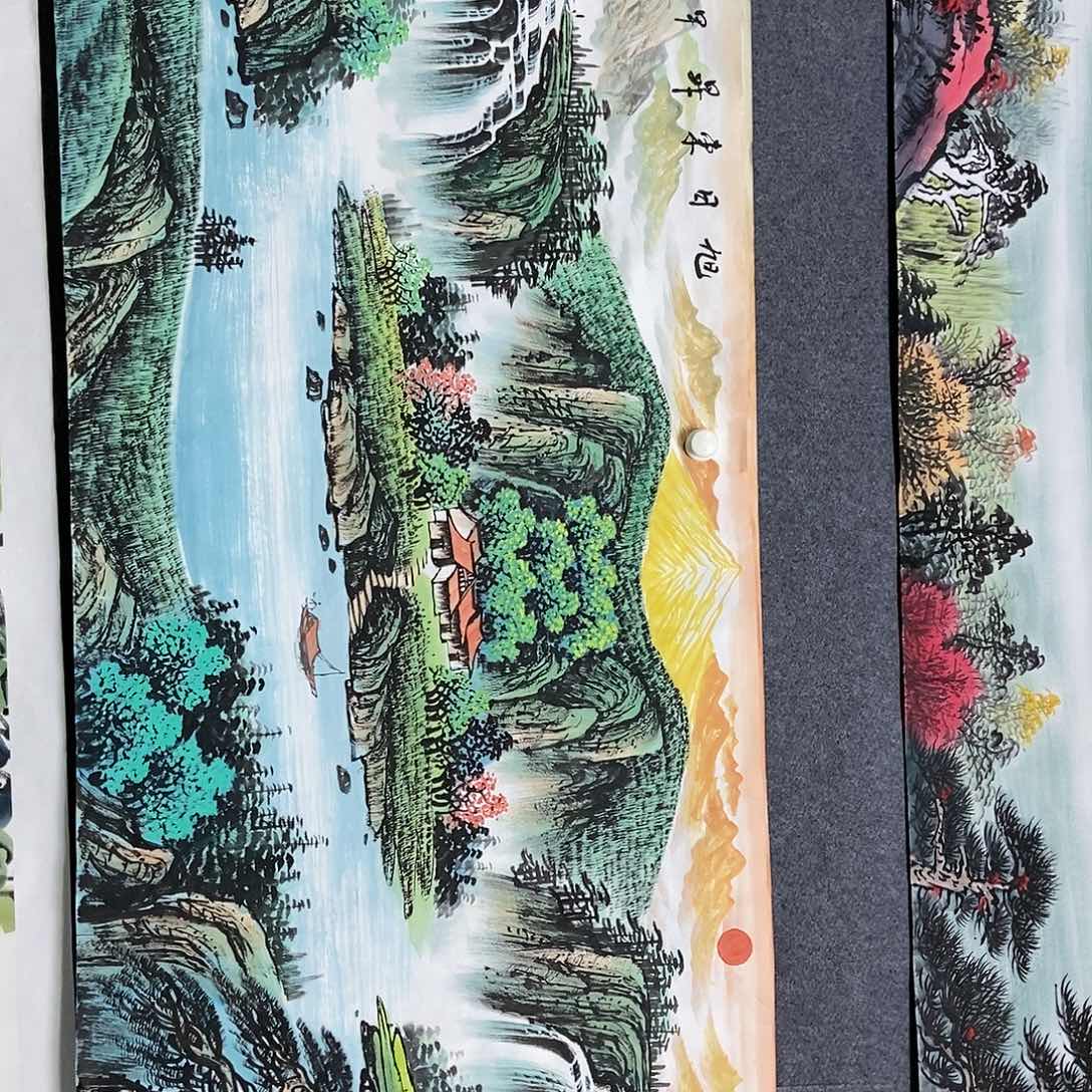 国画老*小六尺单框子一个