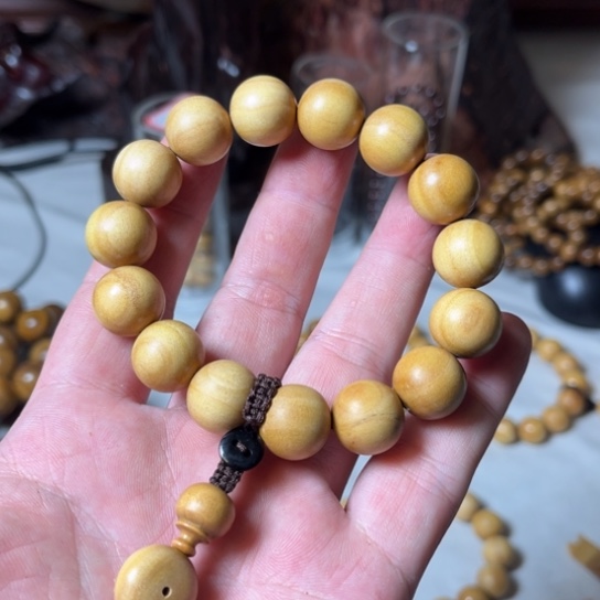檀香木无事牌浪***人檀木