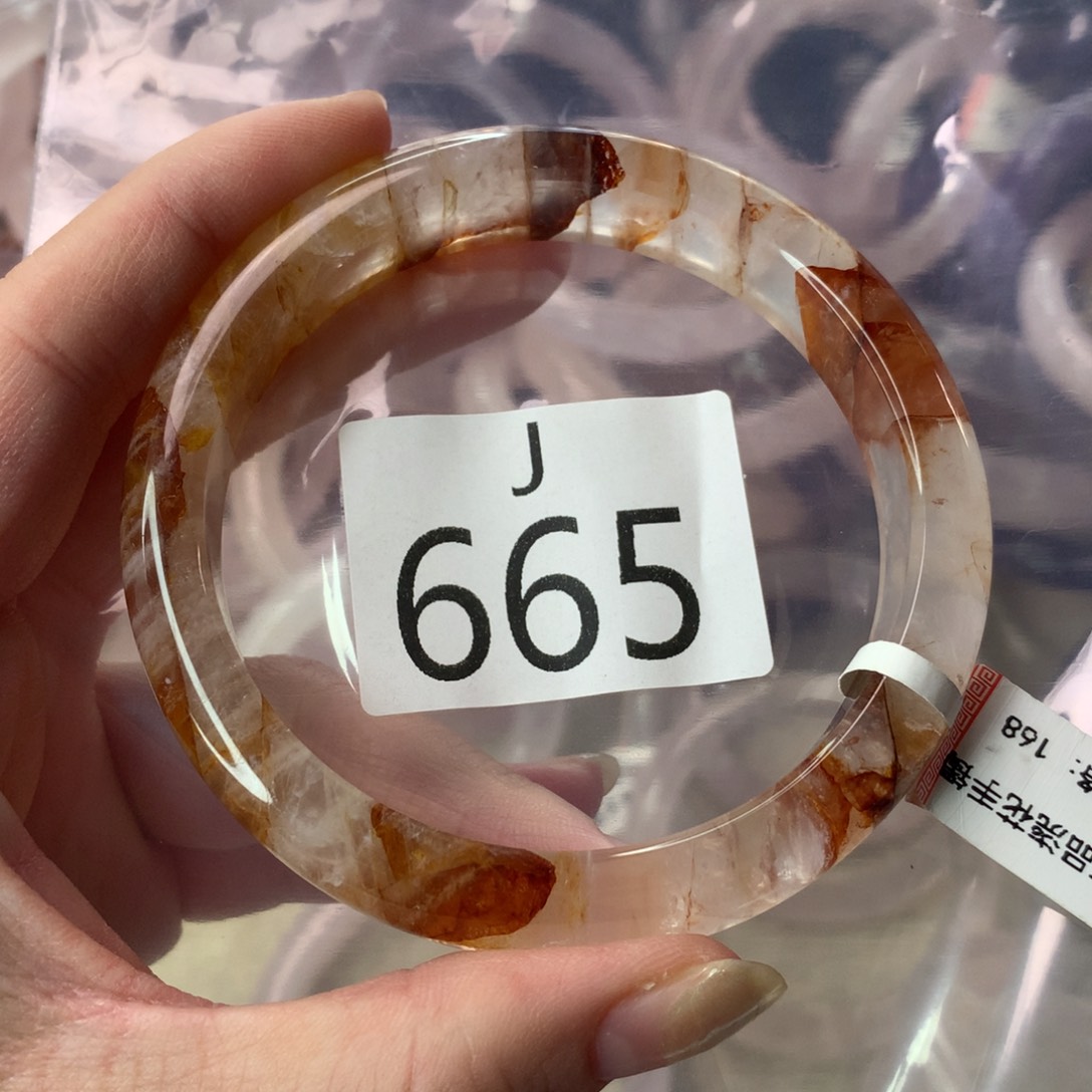 未镶嵌珠宝半成品水晶水晶手镯665-64