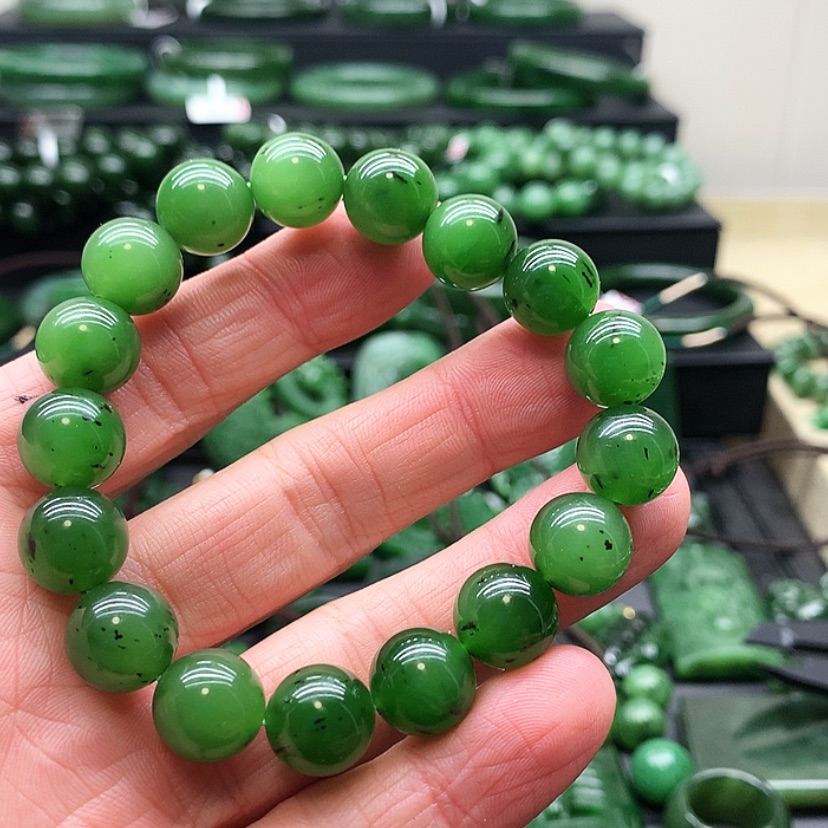 【闪购商品】和田玉（碧玉）手链未镶嵌