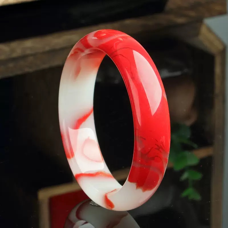 4590  多色红色闭口手镯百搭多样性发货