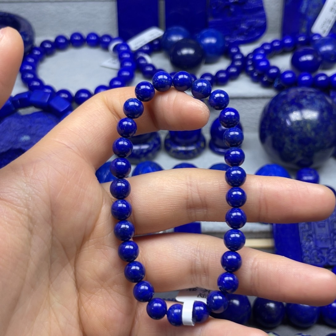 青金石手串7+未镶嵌