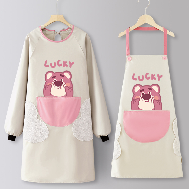 罩衣大人围裙厨房家用2025新款防油防水男做饭烘焙工作服上班专用