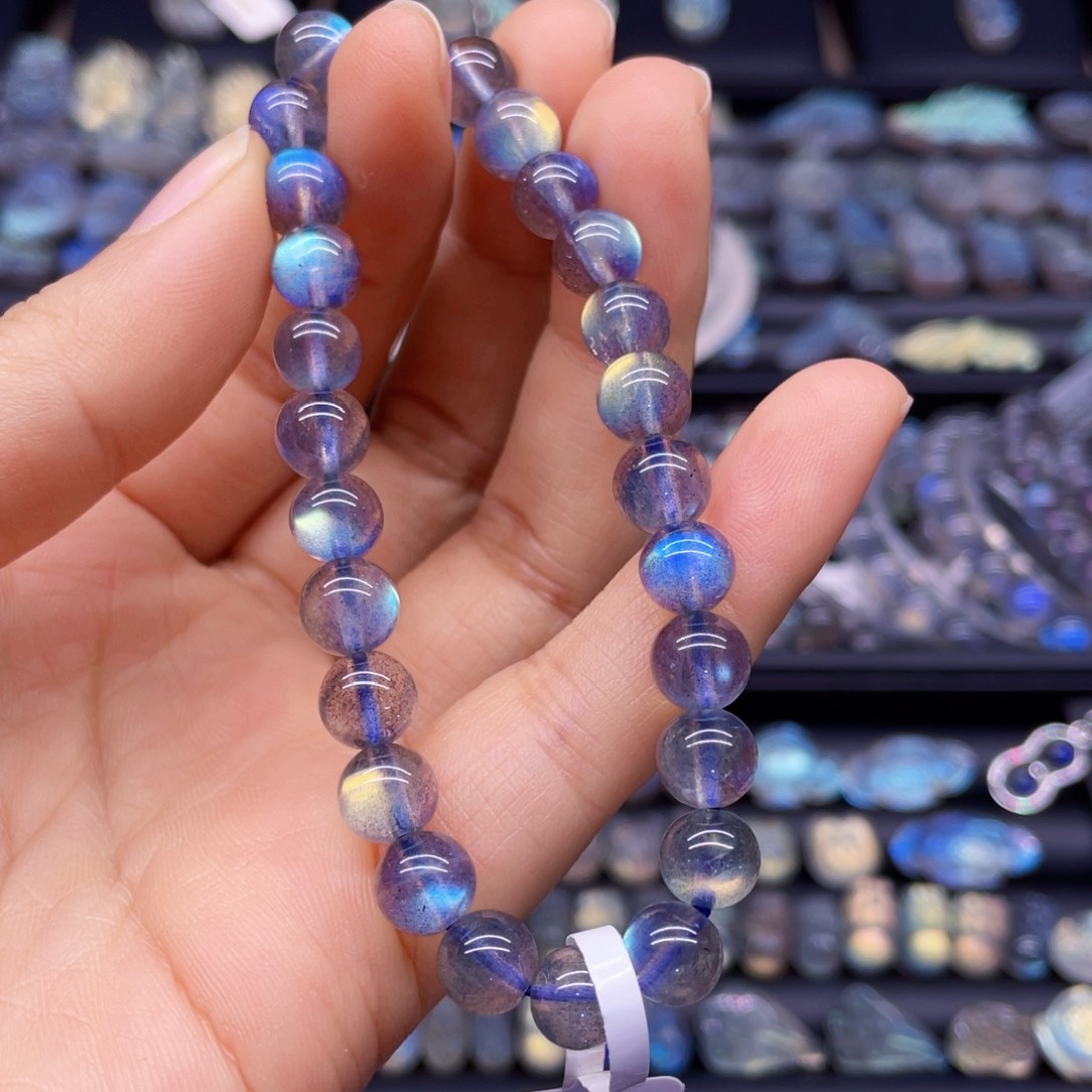 长石手串未镶嵌7.4左右