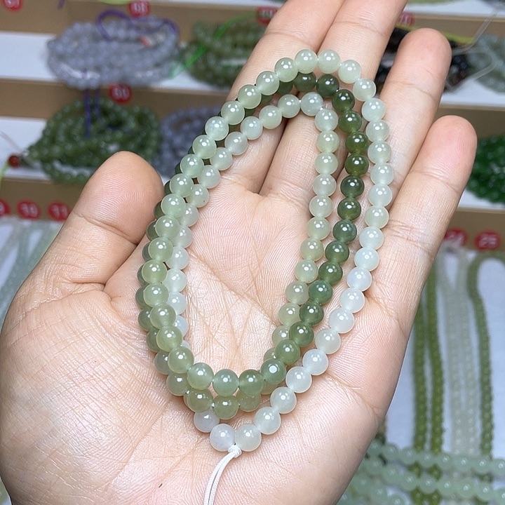 和田玉颈饰未镶嵌?****路➕6mm