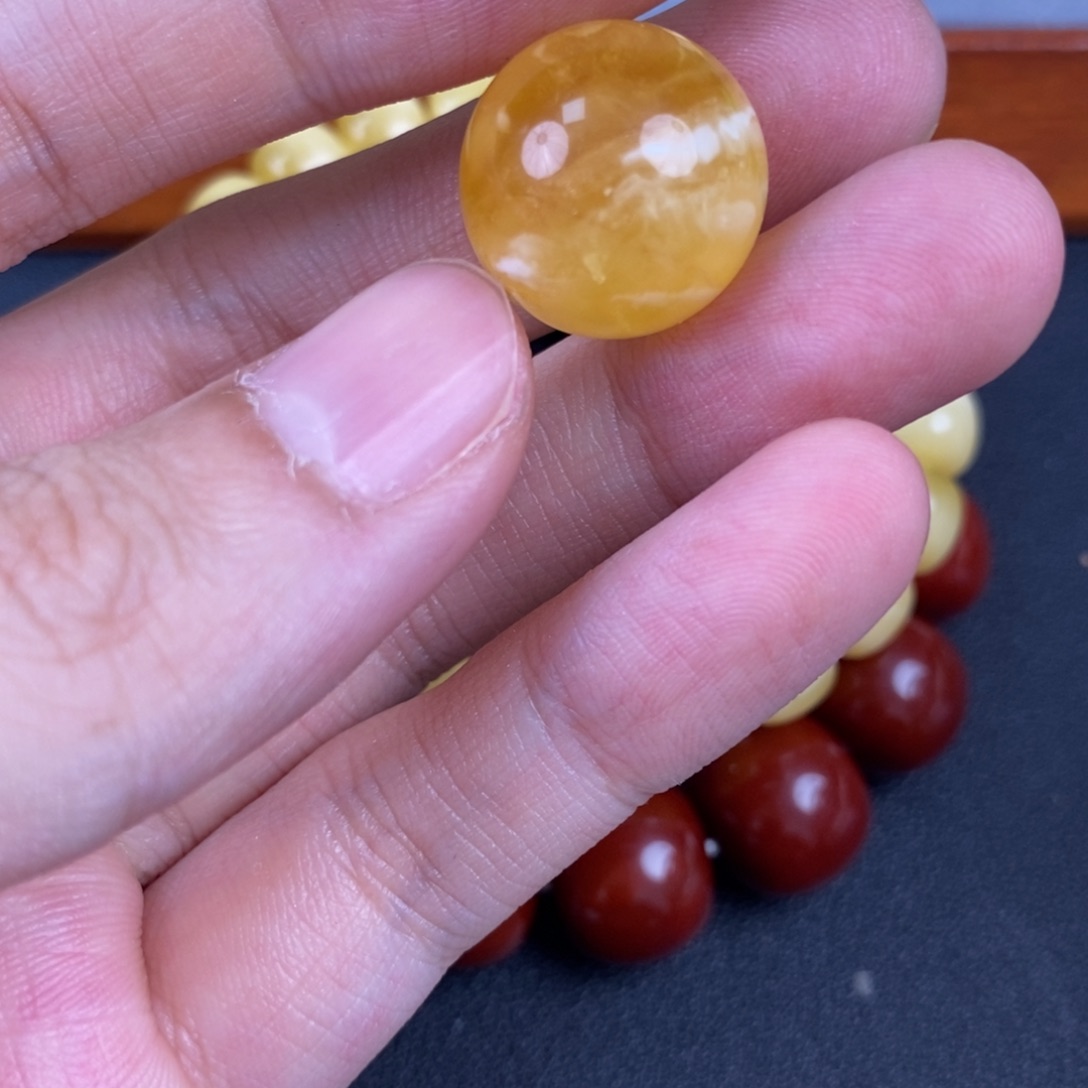 琥珀未镶嵌裸石微瑕14