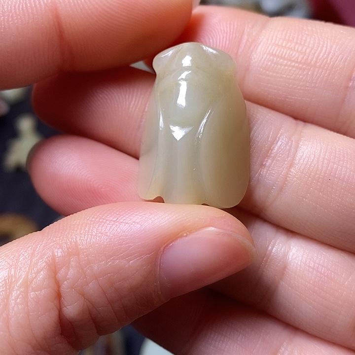 和田玉（糖玉）车挂未镶嵌