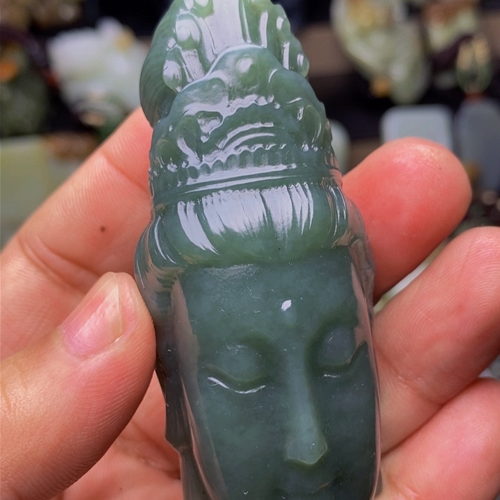 和田玉把件未镶嵌