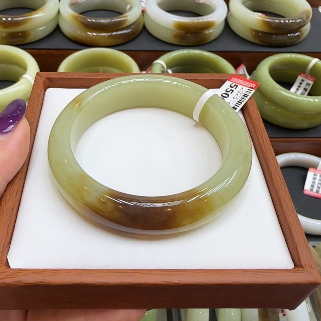 未镶嵌手镯和田玉灵***符