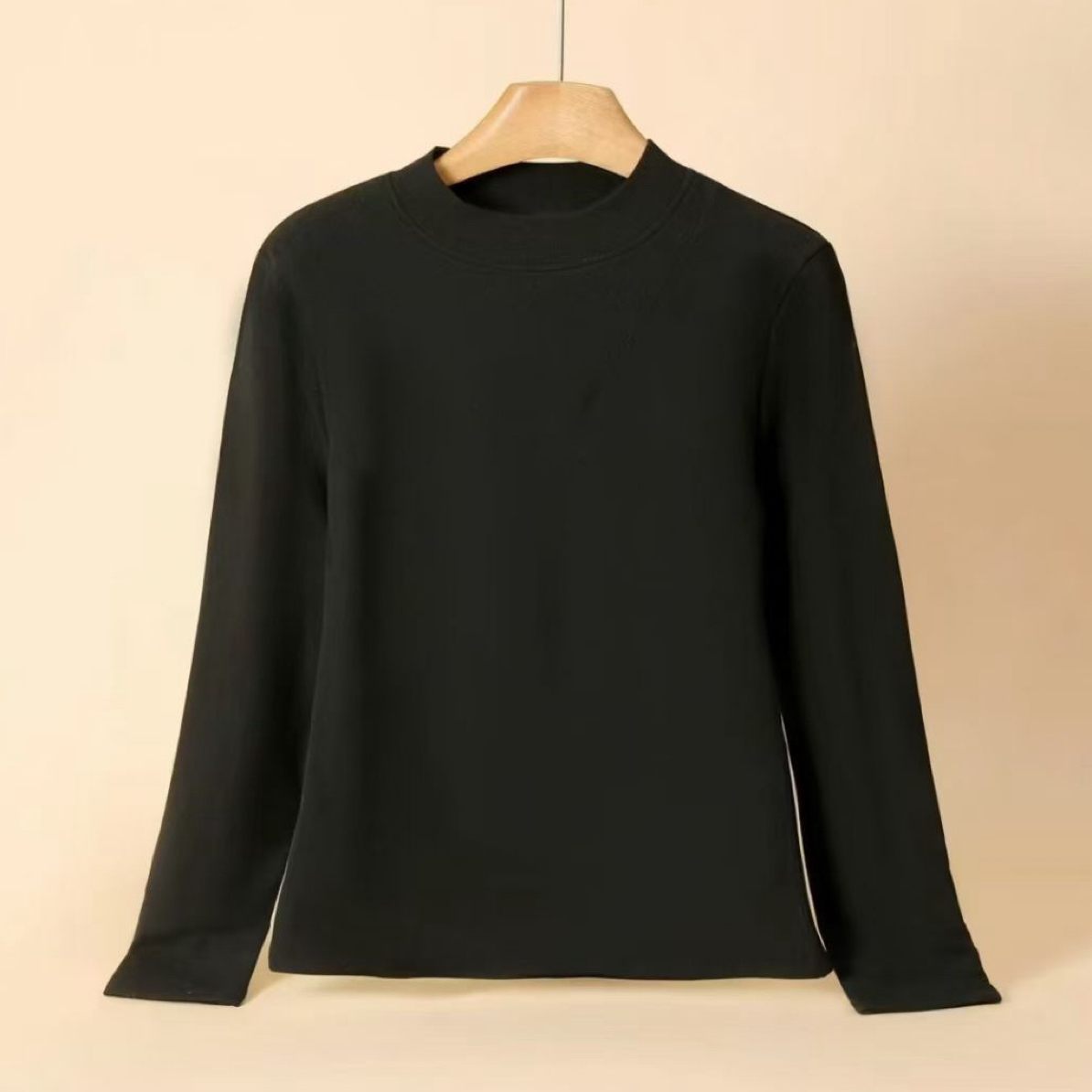 男款加厚保暖羊毛打底衫