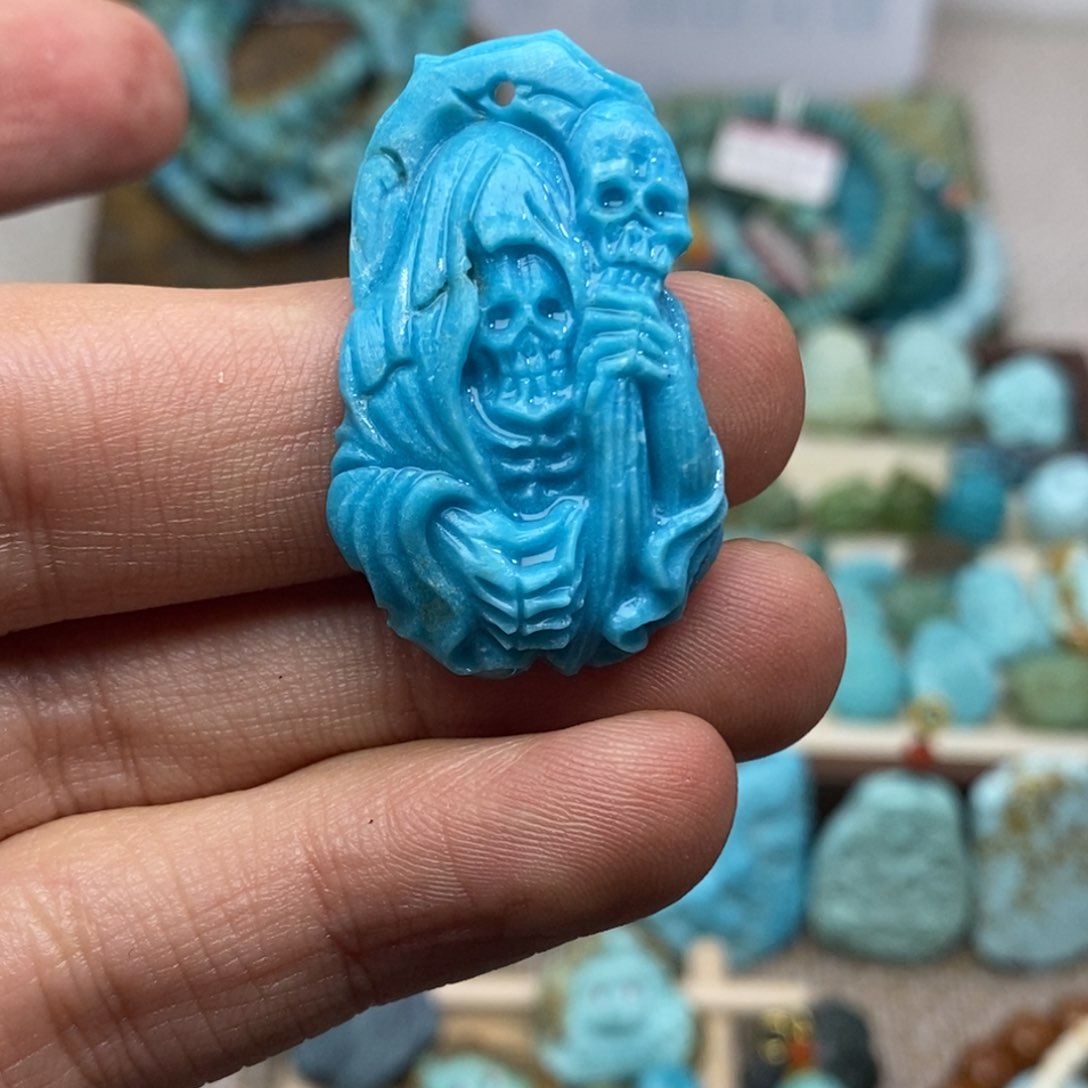 【闪购商品】未镶嵌绿松石90三**十