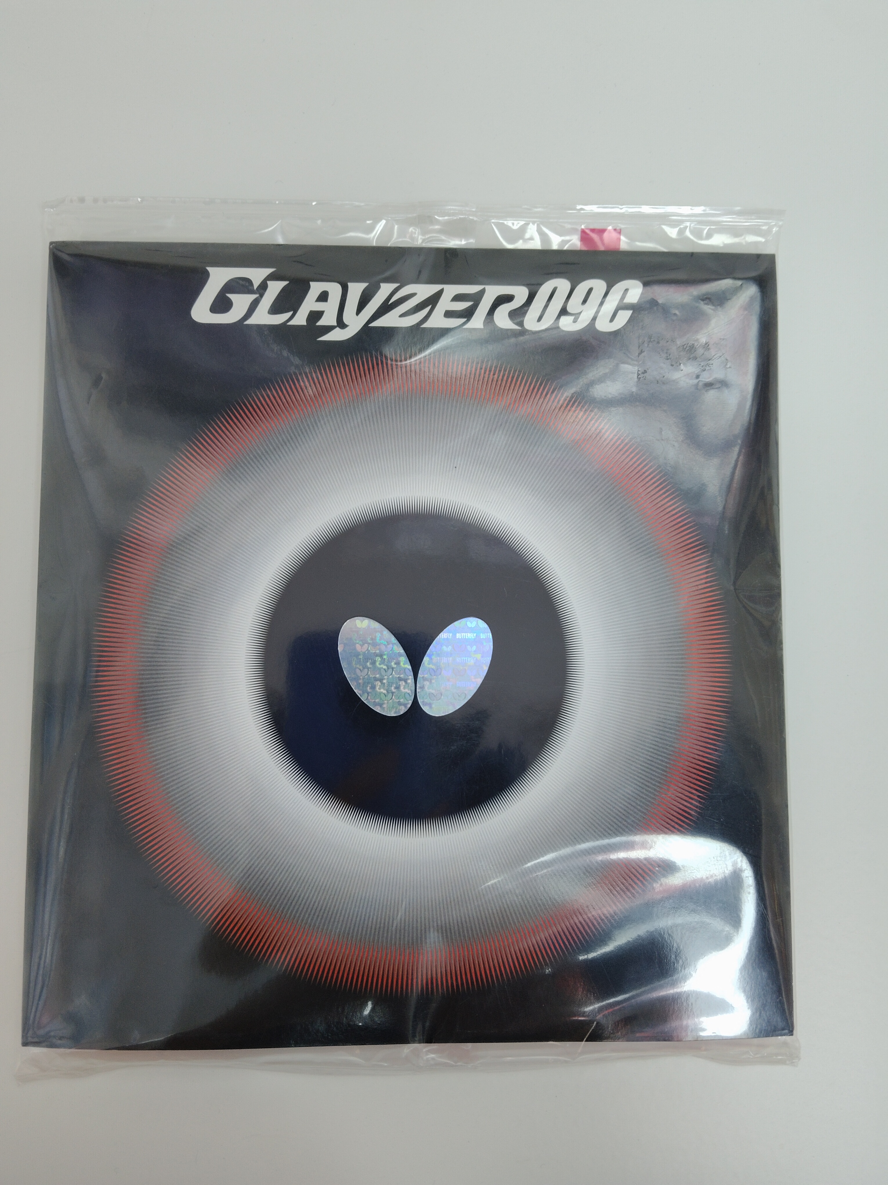 蝴蝶G09C灰色高弹海绵套胶
