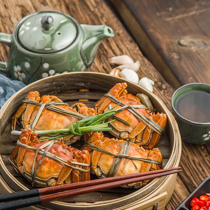  【3.5-3.2两全公蟹 活蟹】8/10只装 苏州大闸蟹顺丰京东冷链鲜活到家大闸蟹