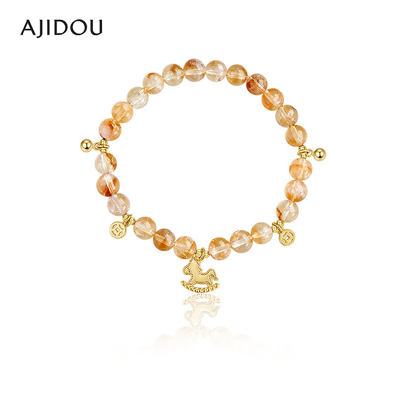 AJIDOU阿吉豆手饰女时尚水晶手链手串【CH】