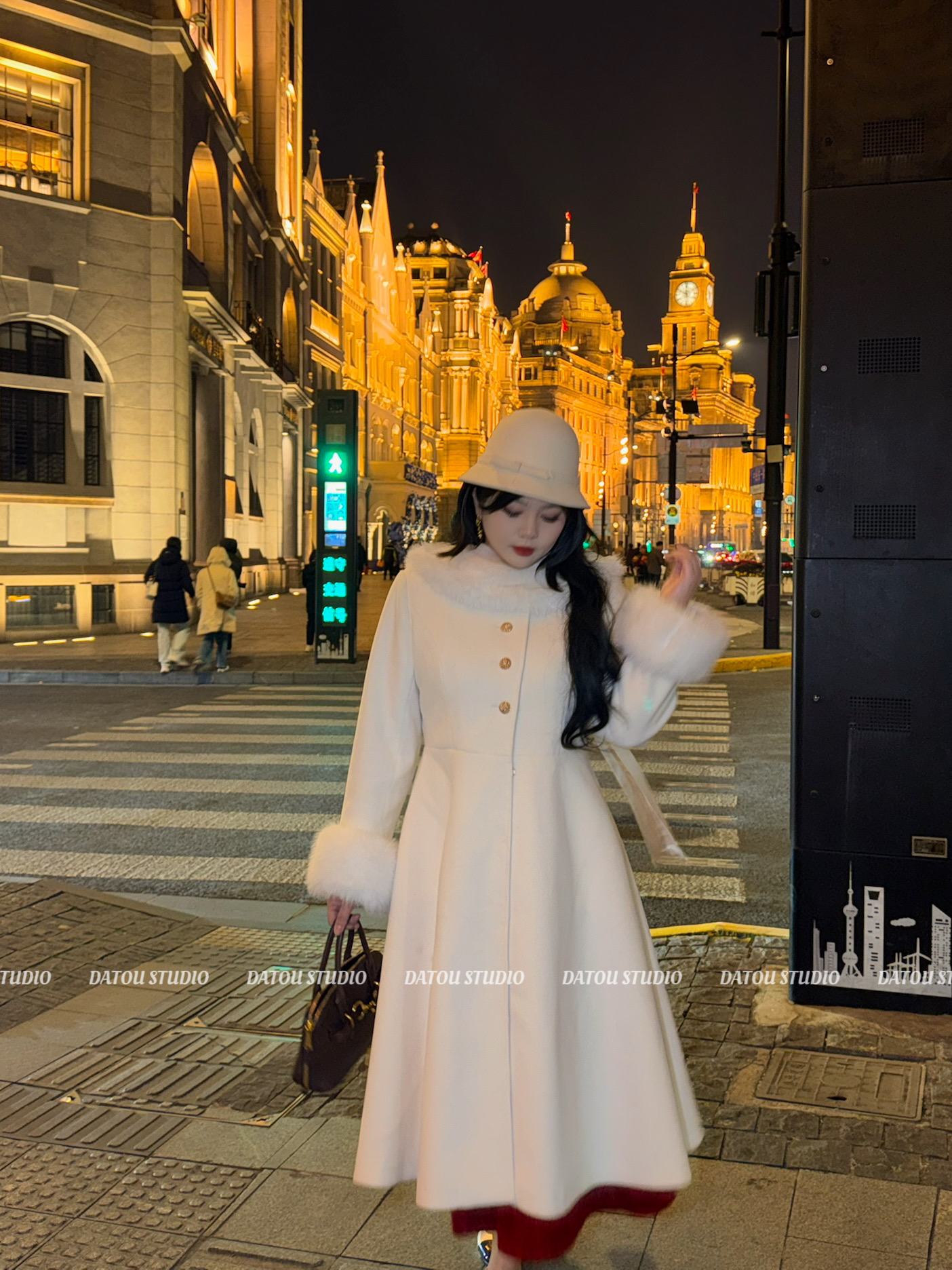 【回款青青】【冬季恋歌】微胖mm大码2025冬季新款加厚显瘦大衣女