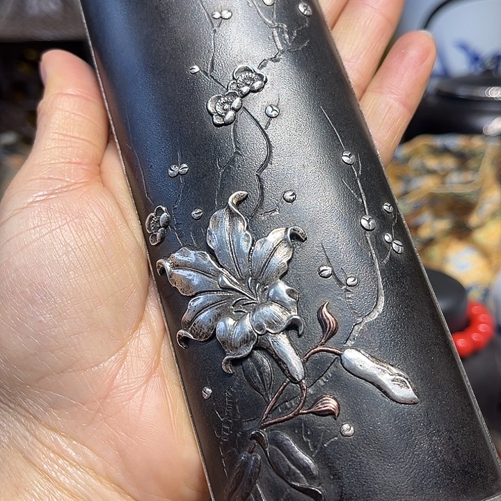 蜜安罐瓷香炉锡茶则颖*子