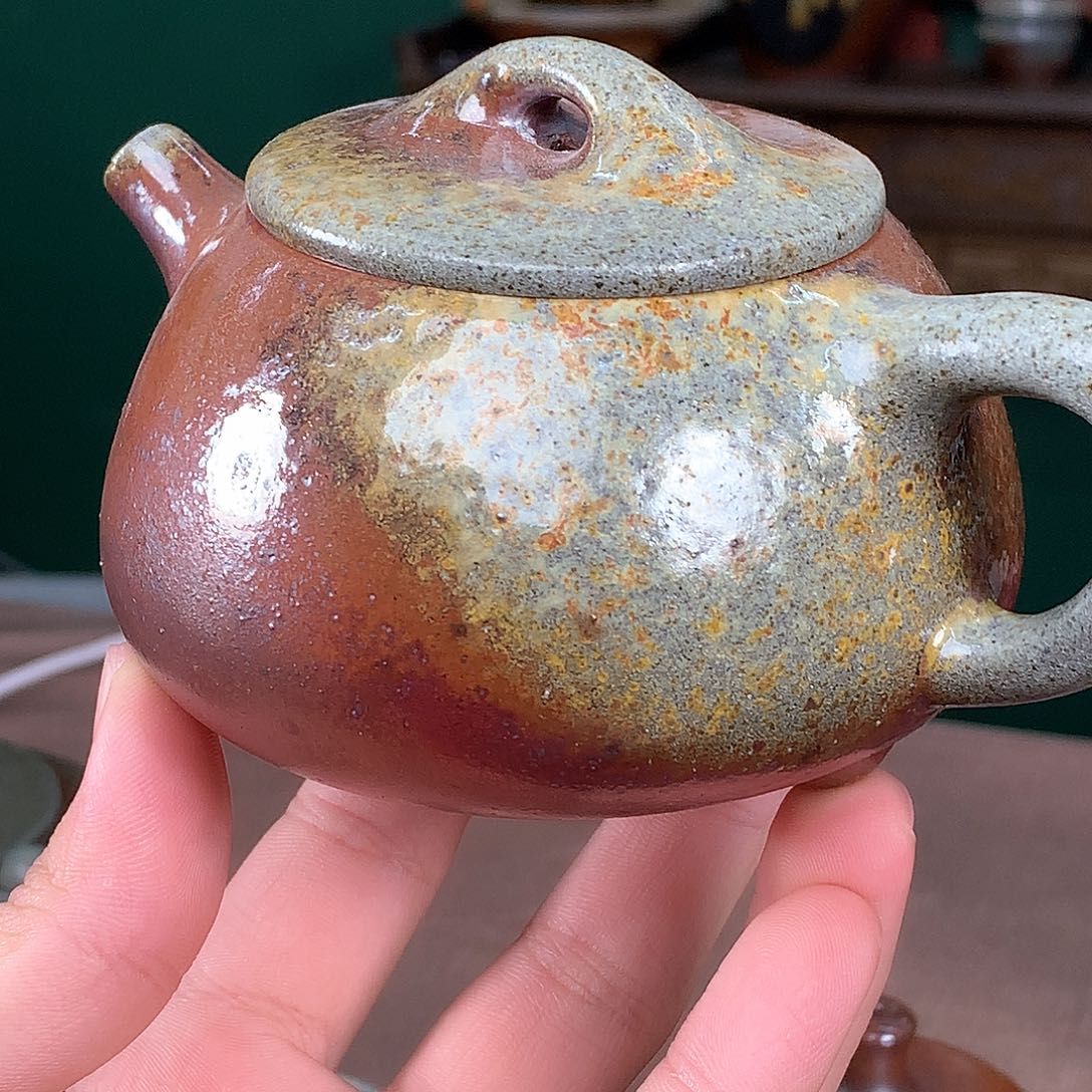 紫砂柴烧纯自然柴烧